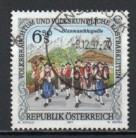 Austria, 1997, Folk Festivals/Brass Music, 6.50s, USED - Oblitérés