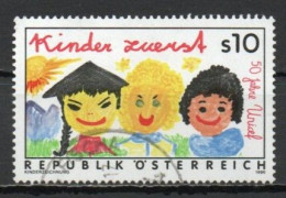 Austria, 1996, UNICEF 50th Anniv, 10s, USED - Oblitérés