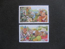 Polynésie: TB Paire N° 1054 Et N° 1055, Neufs XX. - Unused Stamps