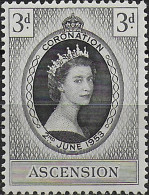 1953 Ascension Coronation 1v. MNH SG N. 56 - Other & Unclassified