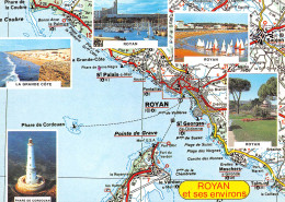 ROYAN D'après La Carte Michelin    32 (scan Recto Verso)MG2842 - Royan