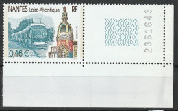 Série Touristique, Nantes (Loire-Atlantique). Tramway Timbre Neuf** 2003 N° 3552 - Unused Stamps