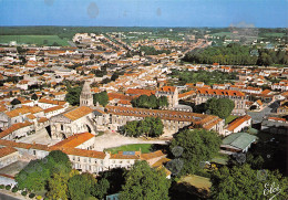 SAINTES L'église De St Palais Et L'abbaye Des Dames Vue Aérienne   4 (scan Recto Verso)MG2851 - Saintes