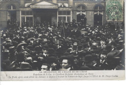 Delcampe - 75 - PARIS - Belle Carte Photo " Expulsion De S.Em. Le Cardinal Richard , Archevêque ( Séparation Eglise/Etat ) - Paris (07)