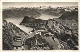 11737224 Pilatus Kulm Hotels Mit Vierwaldstaettersee Und Alpen Saentis Glaernisc - Autres & Non Classés