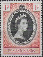 1953 Falkland Islands Coronation 1v. MNH SG N. 186 - Sonstige & Ohne Zuordnung