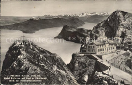 11737208 Pilatus Kulm Hotel Bellevue Esel Mit Vierwaldstaettersee Und Alpen Pila - Otros & Sin Clasificación