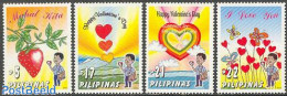 Philippines 2003 Valentine 4v, Mint NH, Various - Greetings & Wishing Stamps - Filippijnen