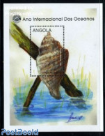 Angola 1998 Int. Ocean Year S/s, Thais Sp., Mint NH, Nature - Shells & Crustaceans - Mundo Aquatico