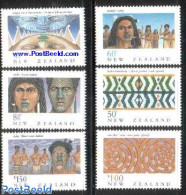 New Zealand 1990 Maori Heritage 6v, Mint NH, History - Art - Tattoos - Ongebruikt