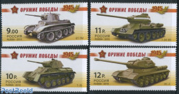 Russia 2010 World War II Weapons 4v, Mint NH, History - Militarism - World War II - Militares