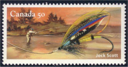 Canada Mouche Fishing Fly Pour Saumon / For Salmon MNH ** Neuf SC (C20-87bb) - Fische