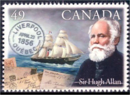 Canada Bateau Schiff Voilier Sailing Ship Hugh Allan MNH ** Neuf SC (C20-42b) - Bateaux