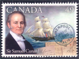 Canada Voilier Bateau Schiff Sailing Ship Cunard MNH ** Neuf SC (C20-41b) - Schiffe