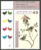 Canada Oiseaux Audubon Birds Ruby-crowned Kinglet Roitelet English MNH ** Neuf SC (C20-36e) - Ongebruikt