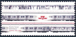 Canada Metro Tramway MNH ** Neuf SC (C20-28b) - Trains