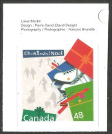 Canada Christmas Noel 2003 Patins Glace Ice Skates Printer Label Imprimeur MNH ** Neuf SC (C20-04hl) - Andere & Zonder Classificatie