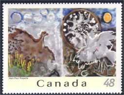 Canada Tableau Riopelle Painting MNH ** Neuf SC (C20-02da) - Unused Stamps