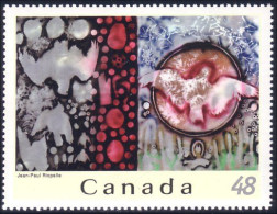 Canada Tableau Riopelle Painting MNH ** Neuf SC (C20-02fb) - Andere & Zonder Classificatie