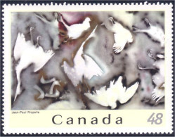 Canada Tableau Riopelle Painting MNH ** Neuf SC (C20-02ab) - Andere & Zonder Classificatie