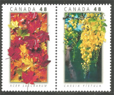Canada Érable Maple Se-tenant MNH ** Neuf SC (C20-01aa) - Unused Stamps