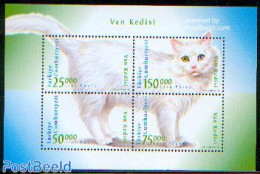 Türkiye 1997 Cats S/s, Mint NH, Nature - Cats - Sonstige & Ohne Zuordnung