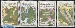Saint Vincent & The Grenadines 1989 Plants 4v, Mint NH, Nature - Flowers & Plants - St.-Vincent En De Grenadines