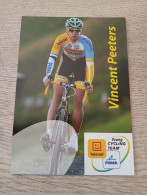 Cyclisme Cycling Ciclismo Ciclista Wielrennen Radfahren PEETERS VINCENT  (Telenet-Fidea Cyclocross Team Seizoen 2012/13) - Cycling