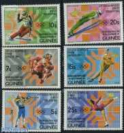 Guinea, Republic 1983 Olympic Winter Games 6v, Mint NH, Sport - Transport - Olympic Winter Games - Shooting Sports - S.. - Shooting (Weapons)