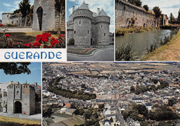 GUERANDE  La Ville Close, La Porte Saint Michel, De Saillé Et De Bizienne Vue Aérienne Cité 18 (scan Recto Verso)MG2862 - Guérande