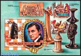 Guinea, Republic 1984 Chess Karpov S/s, Mint NH, Sport - Chess - Ajedrez