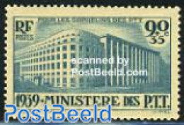France 1939 Postal Ministry 1v, Mint NH, Post - Art - Modern Architecture - Ongebruikt