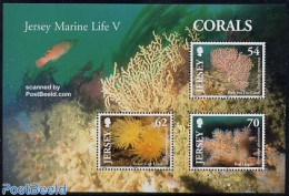 Jersey 2004 Corals S/s, Mint NH, Nature - Fish - Shells & Crustaceans - Vissen