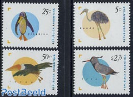 Argentina 1995 Definitives, Birds 4v, Mint NH, Nature - Birds - Penguins - Toucans - Ongebruikt