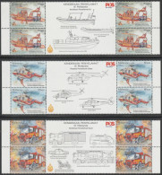 Malaysia 2024-4 Rescue Vehicle MNH (title) Firefighting Transport Boat Helicopter Fire Engine Truck - Maleisië (1964-...)