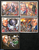 Guinea, Republic 1993 French Revolution 5v, Overprints, Mint NH, History - History - Sonstige & Ohne Zuordnung