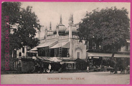 Ag3865  - INDIA - VINTAGE POSTCARD  - Delhi, Golden Mosque - India