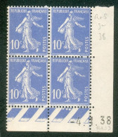 Lot 3969 France Coin Daté N°279 Semeuse (**) - 1930-1939