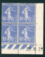 Lot 3949 France Coin Daté N°279 Semeuse (**) - 1930-1939