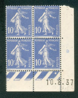 Lot 3942 France Coin Daté N°279 Semeuse (**) - 1930-1939