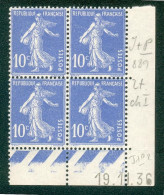 Lot 3916 France Coin Daté N°279 Semeuse (**) - 1930-1939