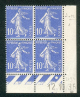Lot 3882 France Coin Daté N°279 Semeuse (**) - 1930-1939