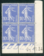 Lot 3869 France Coin Daté N°279 Semeuse (**) - 1930-1939