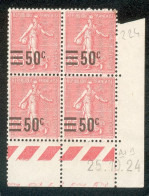 Lot 3511 France Coin Daté N°224 Semeuse (**) - 1930-1939