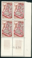 Lot 1041 France Coin Daté N° 970 Du 9/6/1954 (**) - 1950-1959
