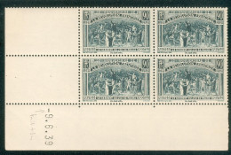 Lot 593 France Coin Daté N° 444 Du 9/6/1939 (**) - 1930-1939