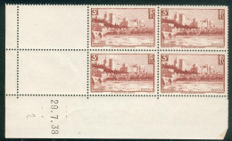 Lot 539 France Coin Daté N° 391 Du 29/7/1938 (**) - 1930-1939