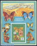 Mauritania 1991 Scouting S/s, Mint NH, Nature - Sport - Butterflies - Mushrooms - Scouting - Mushrooms