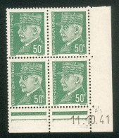 Lot A078 France Coin Daté N°508 Pétain (**) - 1940-1949