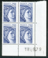 Lot C800 France Coin Daté Sabine N°2056 (**) - 1980-1989